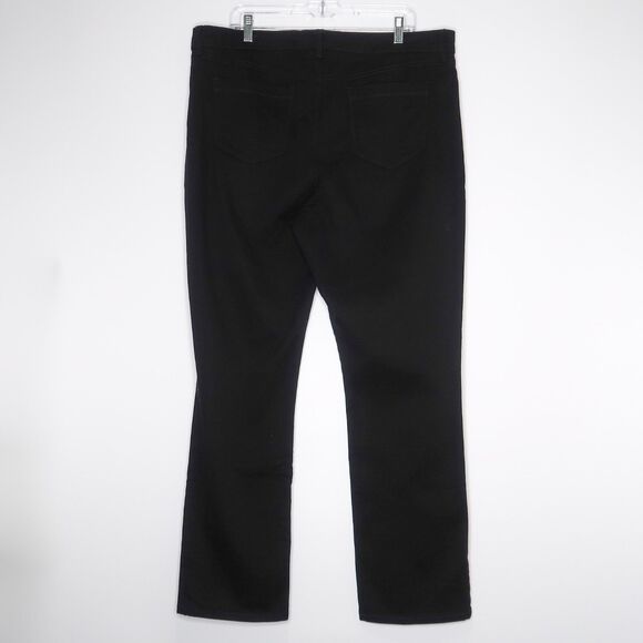 Bandolino Jeans Womens Plus Size 18 Amy Black Straight Casual - Picture 2 of 10